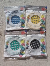 CanDo Hand Exercise Web Lot of 4, Small - Black, Green, Yellow, Blue Brand New