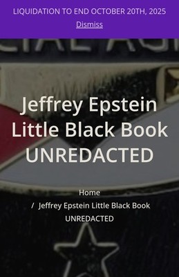 Jeffrey Epstein Little Black Book UNREDACTED | eBay