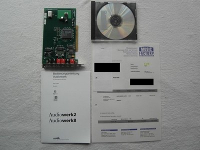 Soundkarte Emagic Audiowerk2 + Anleitung + CD TOP Zustand