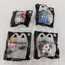 McDonald's Mario Kart Nintendo Happy Meal Toys Lot of 4   2022 Set