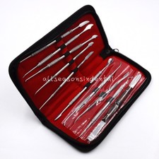 Dental Lab Instruments Stainless Steel Kit Wax Carving Tool Set Surgical Dental