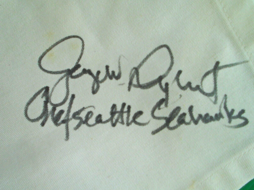 Grembiule portellone Taste Of The NFL autografato full size bianco - Foto 5 di 8