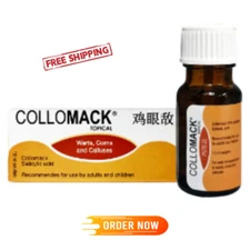1x Collomack Topical Painless Remover Plantar Warts Corns and Calluses 10ml