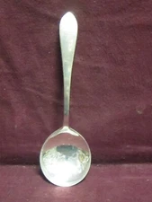 DOMINICK & HAFF sterling  POINTED ANTIQUE SOUP SPOON 6" 40g  No Mono