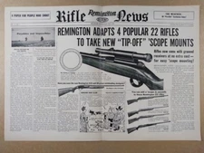 1954 Remington Model 511 512 513S 550 .22 Rifles vintage print Ad