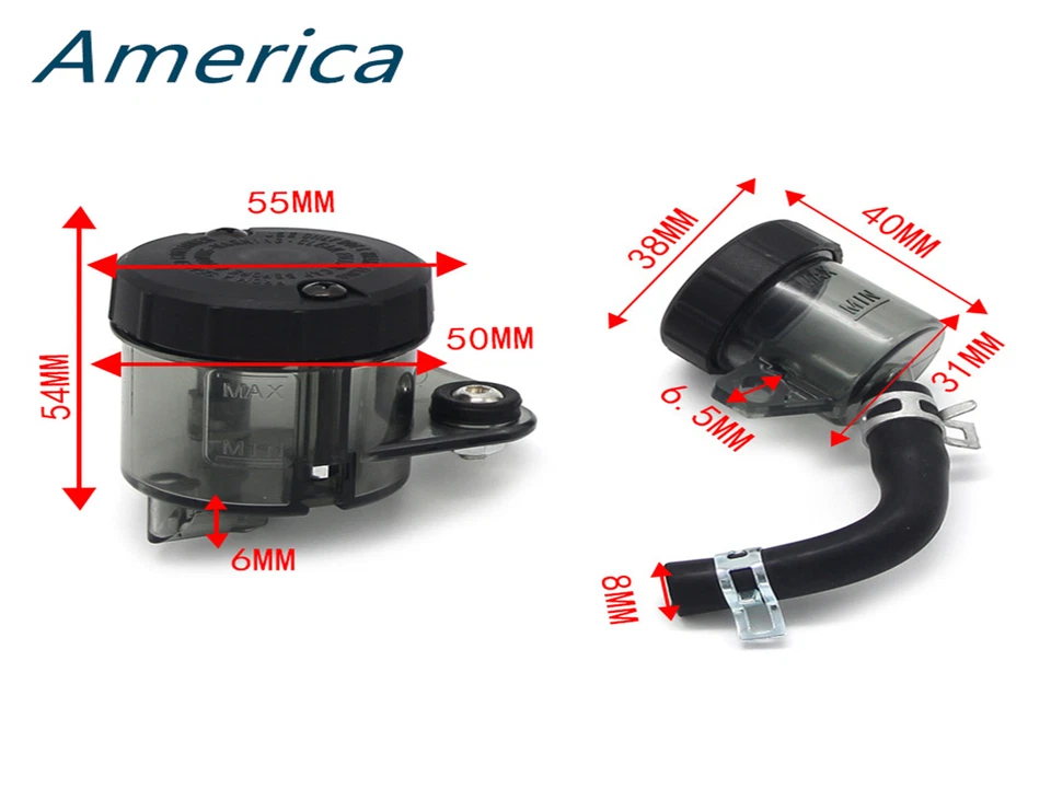 Clutch Master Cylinder Fluid Reservoir Oil Tank Cup For Ducati Monster 400 97-04 Foto 3 de 4