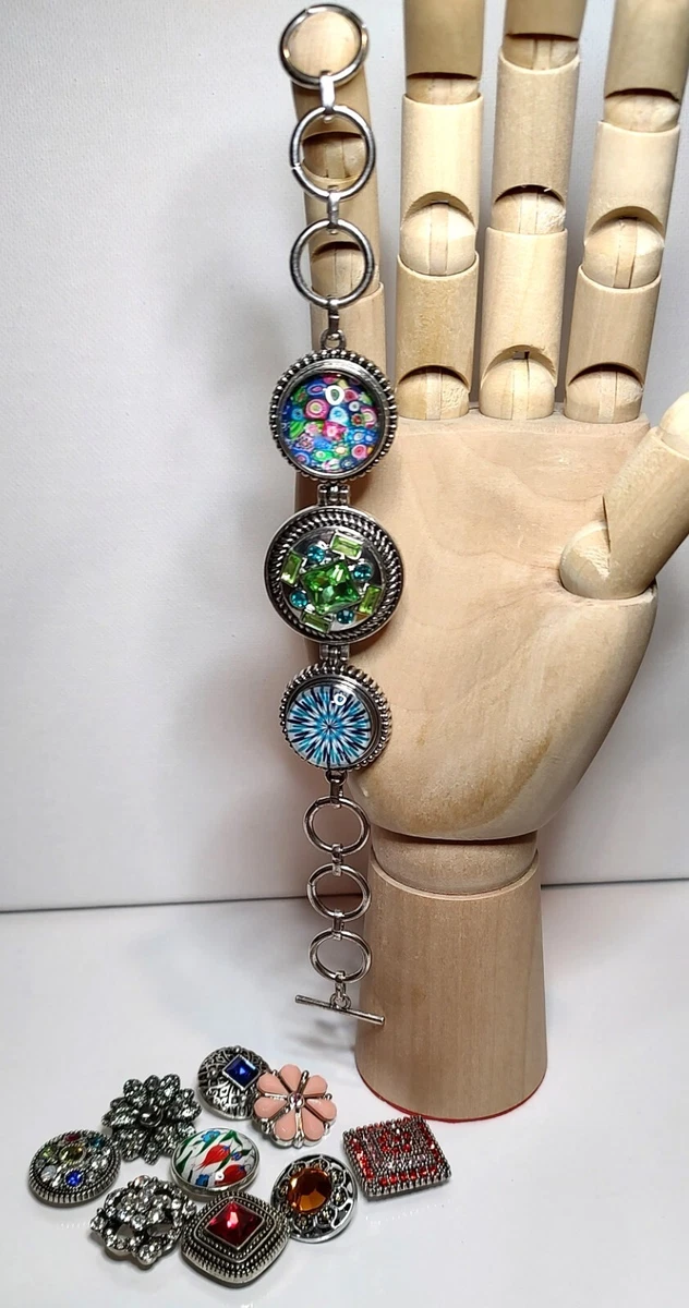 Interchangeable snap bracelets clearance