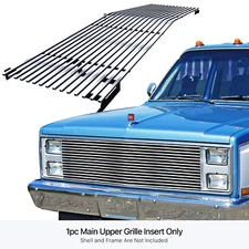304 Stainless Chrome Billet Grille For 1981-87 Chevy C/K Pickup/Suburban/Blazer