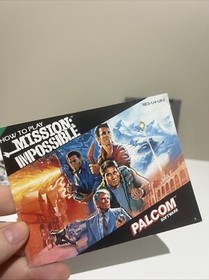 Nes game Mission Impossible Konami Palcom Nintendo Entertaiment System PAL CIB
