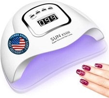 Secador de U as Profesional Lampara LED UV De 150W Para Gel Secado Con LCD Plan