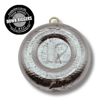 12oz River Coin "Disk" Sinker | Select qty up to 15pcs/7.5lbs | Handcrafted by D