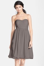 Jenny Yoo Keira Convertible Strapless Chiffon Dress NWT! $265 | SZ 6 | C319