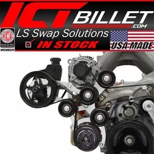 LT Gen V OBS Truck Swap Saginaw Power Steering & 7176 A/C Compressor Bracket