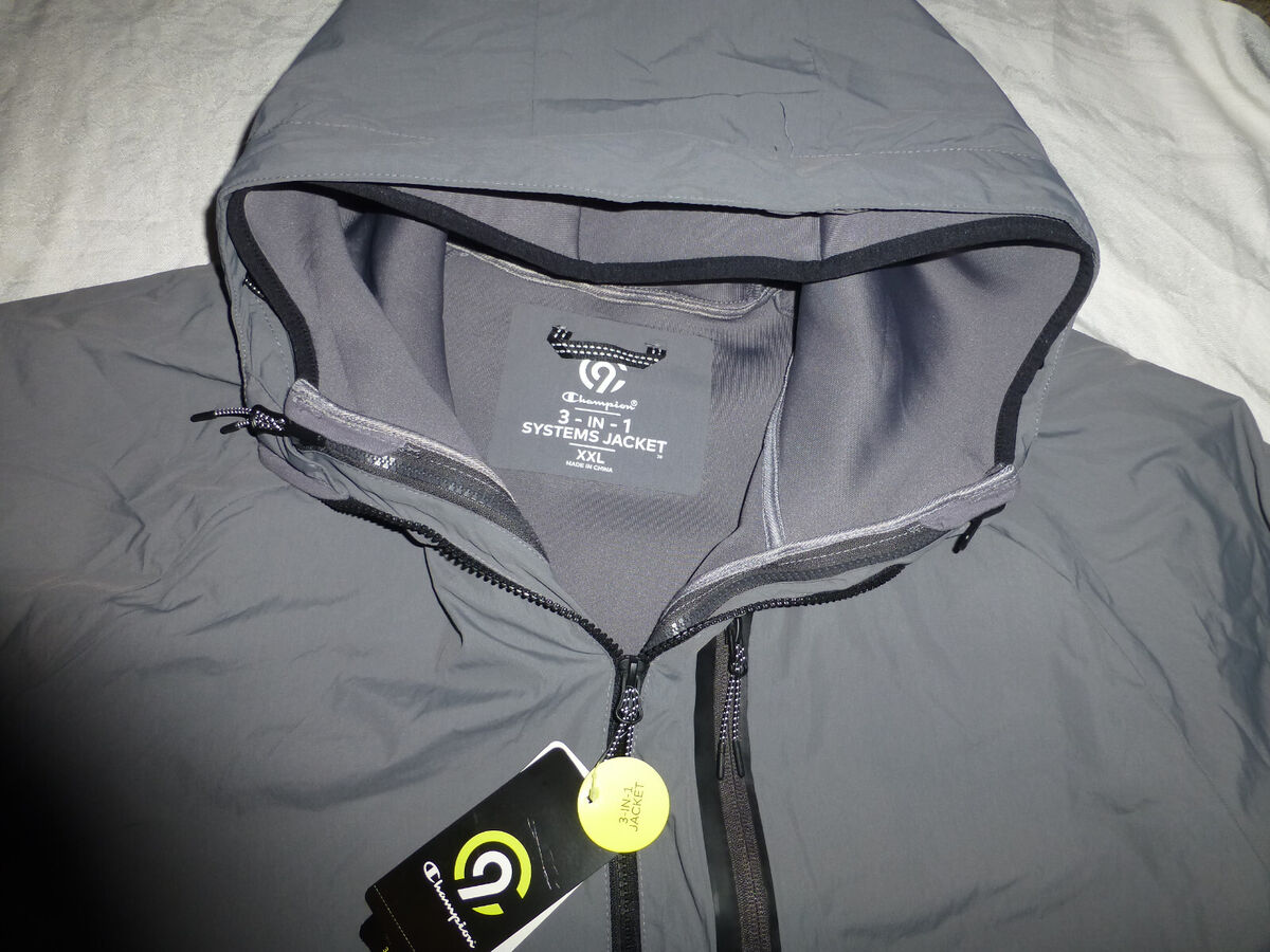 New with Tags Men's Champion C9 3 IN 1 Systems Jacket Coat New with Tags Men's Champion C9 3 IN 1 Systems Jacket Coat
