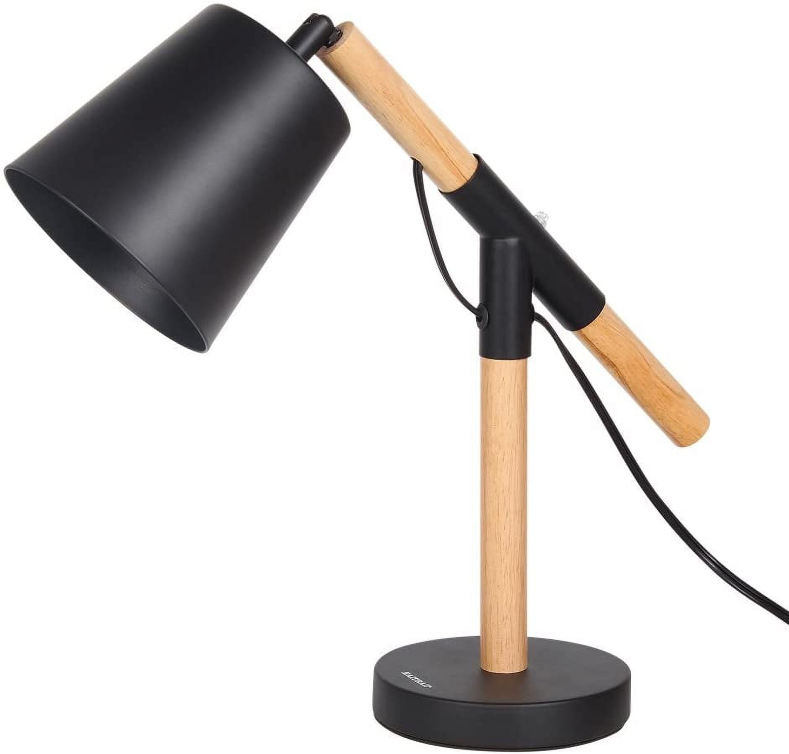 Лампа с черным металлическим абажуром, регулируемые головные офисные лампы для спальни, чтения,