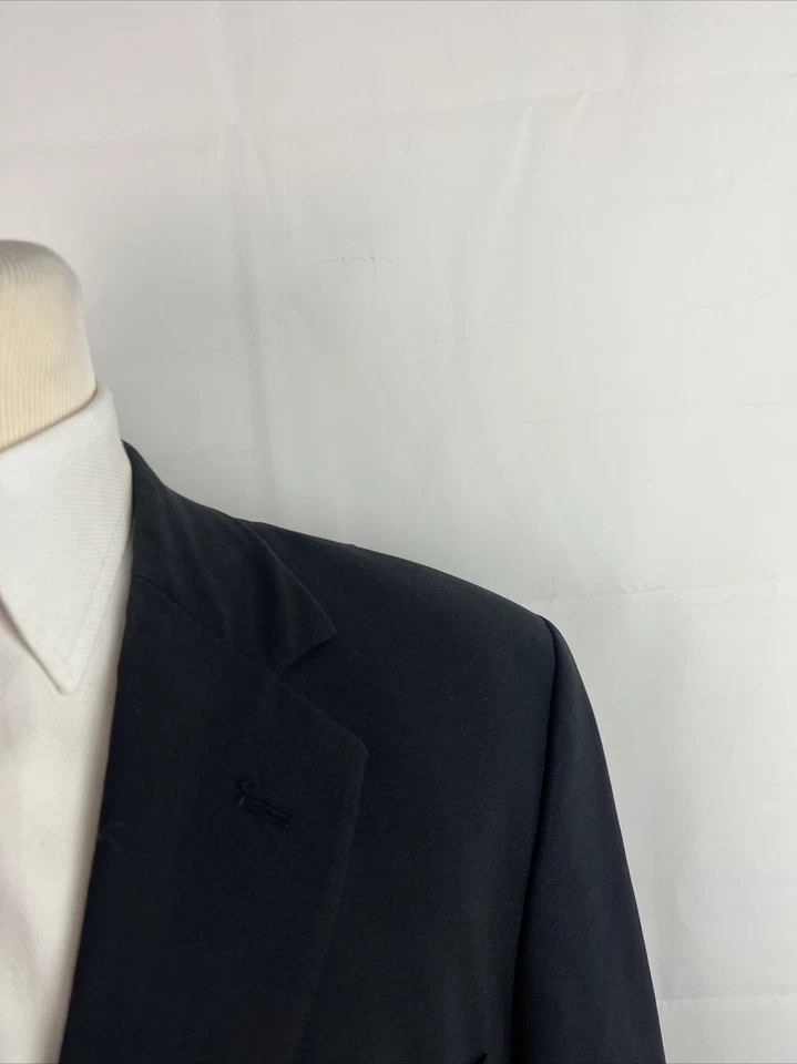 346 Brooks Brothers Men's Dark Gray Solid Wool Blend Suit 46R 38X31 $1,695 - Image 2 of 4