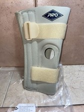 NWT Pro Orthopedics Knee Open Patella Adjustable Brace Sz Small Beige 180-1-0