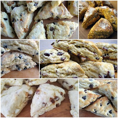 Hand-Crafted Scones, English-style Scones, 1 Dozen, Scones