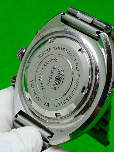 vintage ORIENT WORLD Diver Watch Automatic Day / Date Indicator - Picture 15 of 24