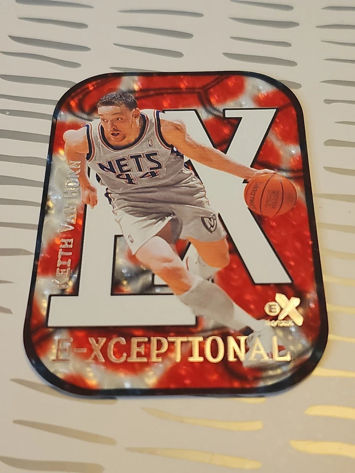 Keith Van Horn 1999-00 Skybox E-Xceptional RED Diecut New Jersey Nets - Image 2 of 3