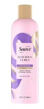 Suave Luscious Curls Shampoo w/Amino Acid Complex, 16.5 Oz Pink Bottle Curly NEW