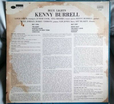 KENNY BURRELL LP~BLUE LIGHTS VOL. 2~ BLUE NOTE LIBERTY BST 81597