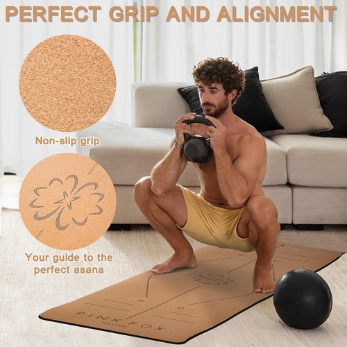 Yoga Mat extra Thick (7mm), for Women and Men, Large Workout Yoga Mat for Home - Picture 5 of 8