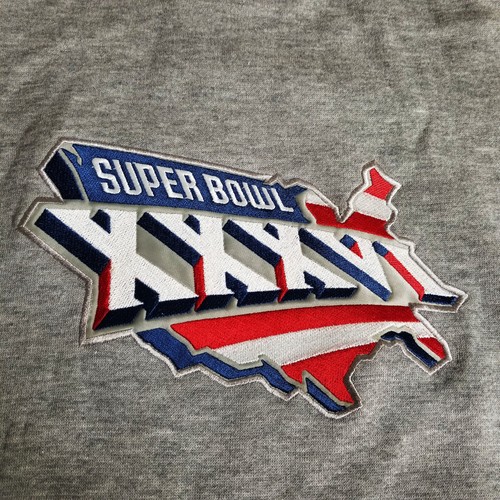 Nos Vintage XXXVI Super Bowl Sweatshirt L Boys Reebok Nfl New England Patriots - Picture 2 of 11