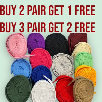 Strings 3/4'' Extra Wide Thick Fat For Sneakers, Boots, & Shoes 45'' TUBULAR Laces