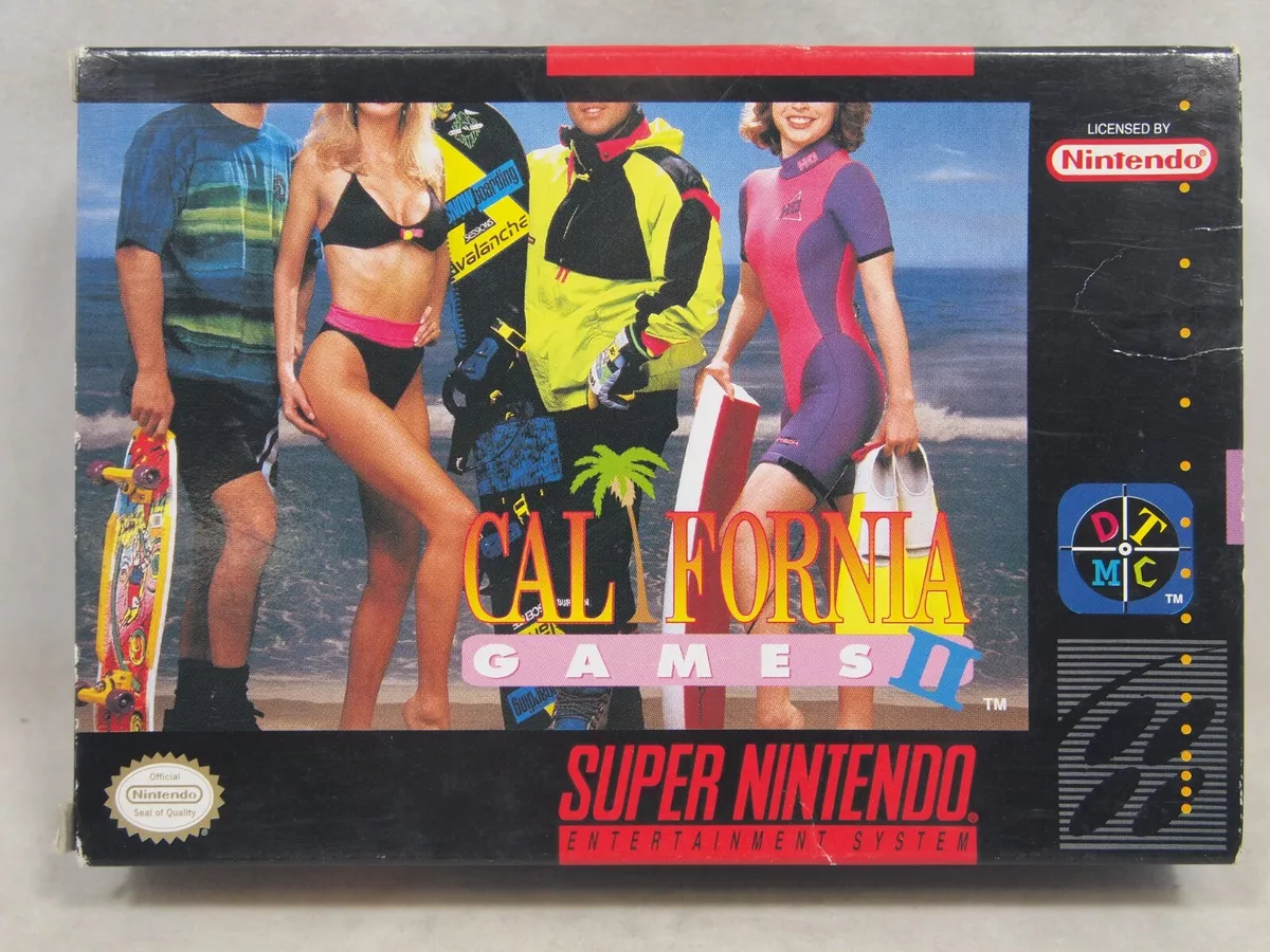 California Games 2 Super Nintendo Snes, Completo