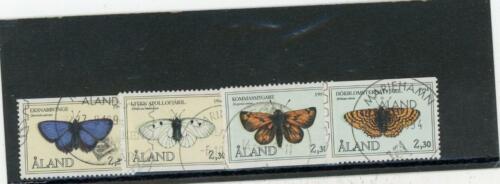 Aland 1994 Butterflies Moths Scott# 78-81Canceled - Afbeelding 1 van 1
