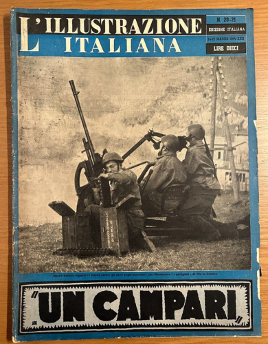 L'Illustrazione Italiana n° 20/21 - Maggio 1944 - XXII - RSI - Foto 1 di 9