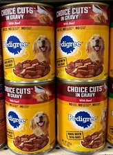 Pedigree Choice Cuts In Gravy with Beef Dog Wet Food - 375g 4- Cans