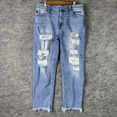 Kancan Jeans Women s Size 28 Relaxed Fit Raw Hem