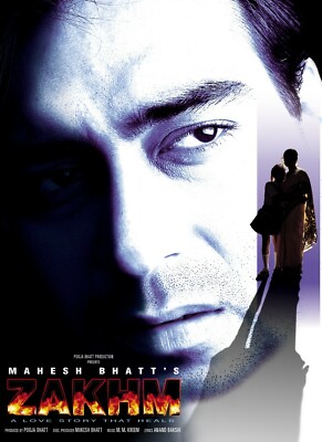 Zakhm - DVD -  Ajay Devgan - Pooja Bhatt - Sonali Bendre - ASIAN VIDEO RELEASE 