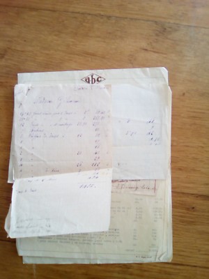 Rechnung Agentur A.B.C + Angebot für Schlüsselbund - Angers - 1932 und 1933