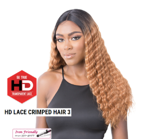 IT'S A WIG 5G TRUE HD LACE CRIMPED HAIR 3 CENTER PART IRON FRIENDLY | eBay