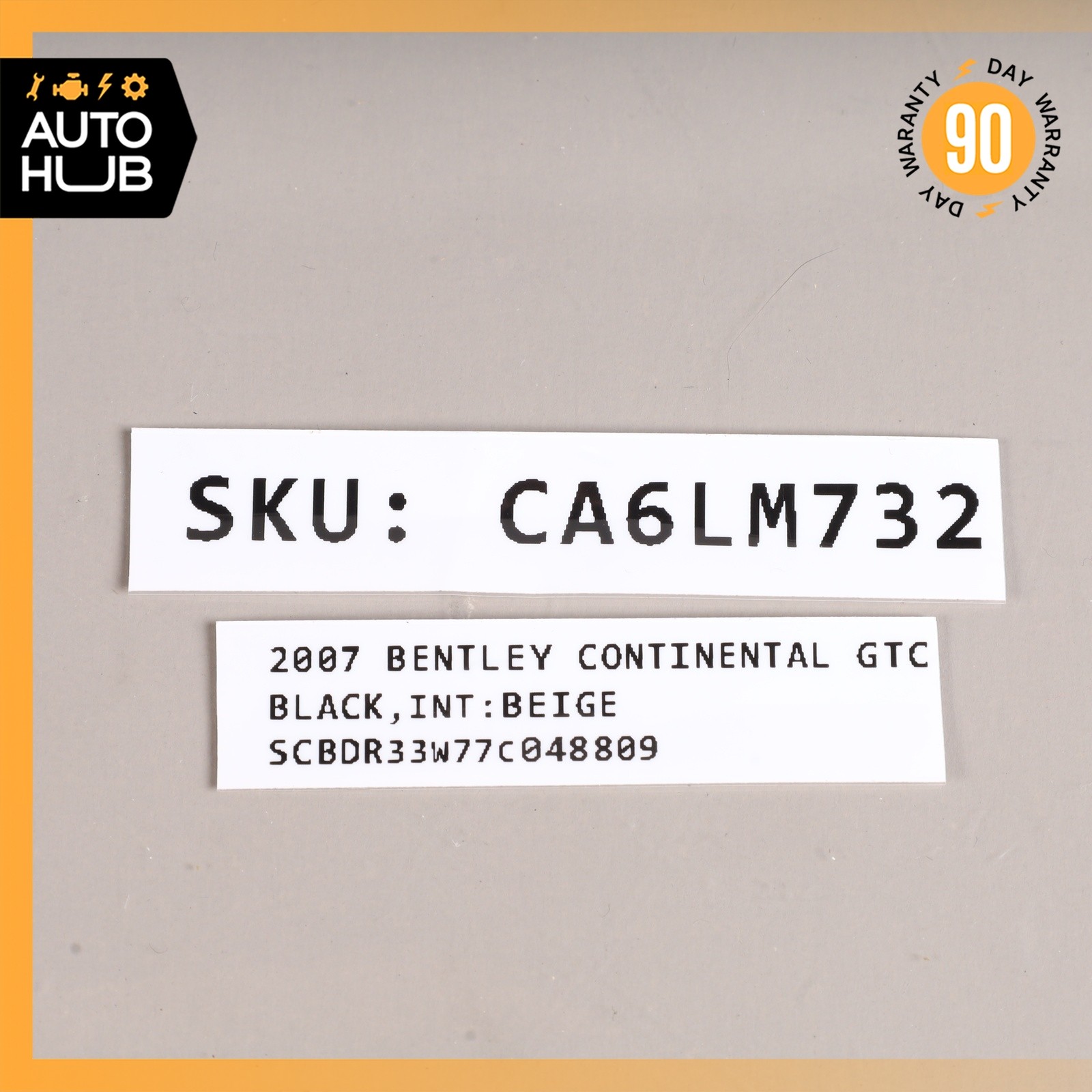 Bentley Continental GT 2003-2015 Right Under-dash panel