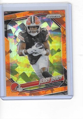 2025 Panini Prizm - Jerry Jeudy Orange Cracked Ice Cleveland Browns Color Match