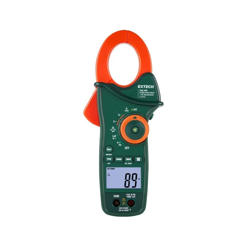 Extech EX840A 1000 A Clamp Meter with IR Thermometer NEW