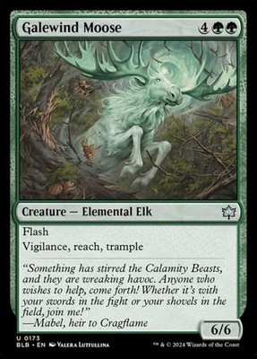 Galewind Elch (Bloomburrow 173) - Uncommon Magic: The Gathering Karte