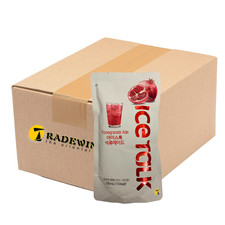 Ice Talk Pomegranate Ade - Korean Pouch Drinks - 10x230ml Pouches