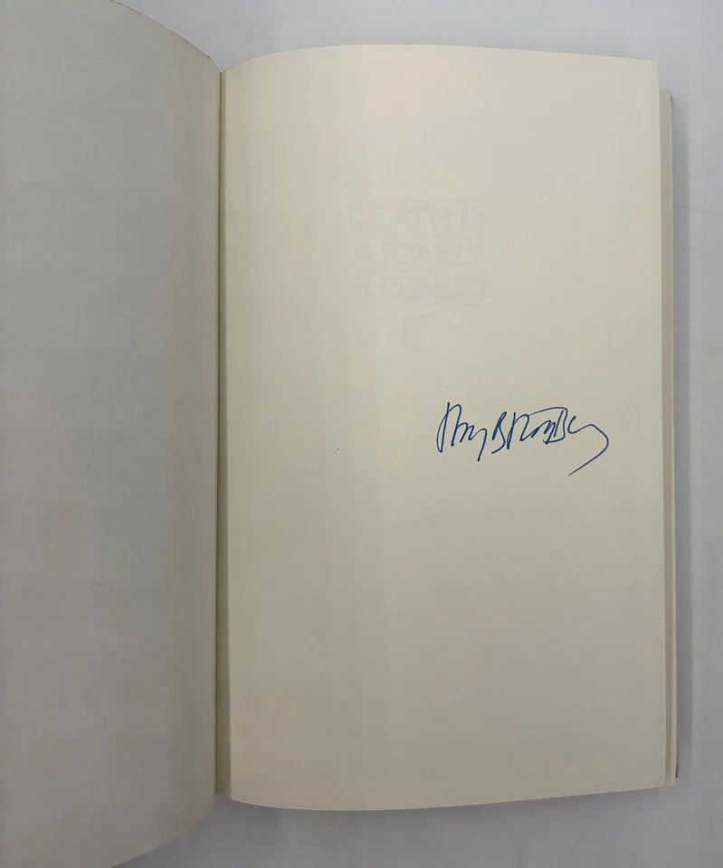 Death is a Lonely Business Ray Bradbury Signed First Franklin Library 1985 Foto 2 de 4