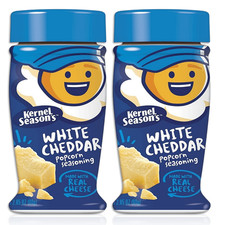 2-KERNEL SEASON'S WHITE CHEDDAR POPCORN SEASONINGS 2 PACK 2.85 OZ EACH 06/18/26