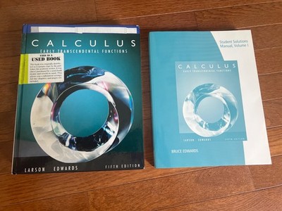Calculus : Early Transcendental Functions 5th Edition and Solutions Manual