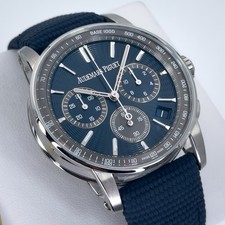 Audemars Piguet Code 11.59 Blue Chrono Full Set w/ 2 Straps 26393ST.OO.A348KB.01 5
