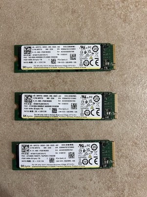 Lot Of 3 SK Hynix PC801 1TB M.2 NVMe PCIe Gen4x4 SSD Solid State
