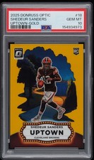 2025 Panini Optic Uptown Shedeur Sanders Gold /10 Pop 1