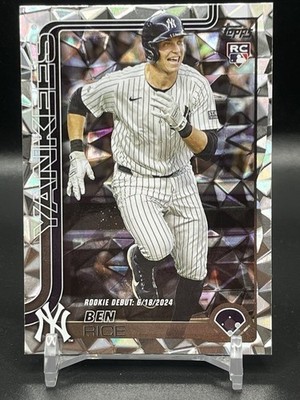 2025 Topps Update Series - Ben Rice Rookie Debut Diamante Foil RC #US25 Yankees