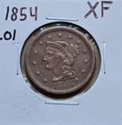 1854-P Large Cent — photo from another recent sale